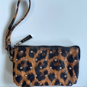 Youmi K leopard animal wristlet wallet